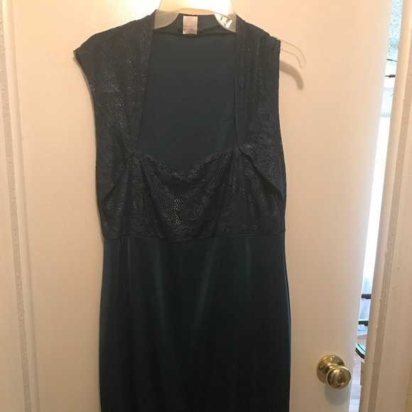 Teal Evening Dress - Picture 1 of 1